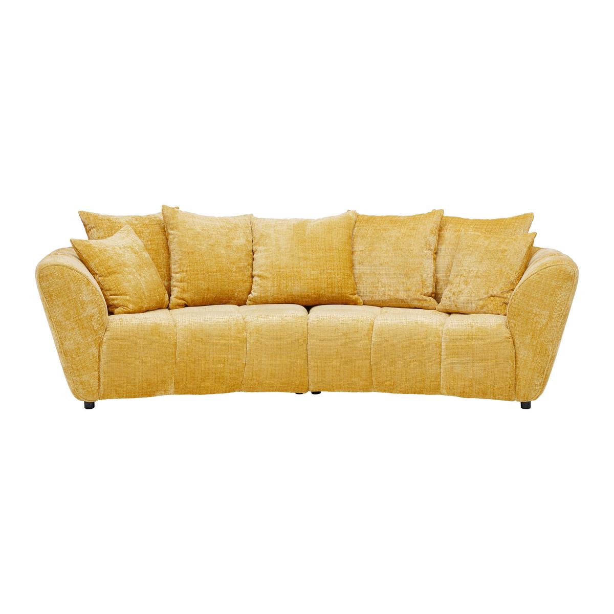 Mega Sofa Bonelli - žuta/crna, Moderno, tekstil/plastika (280/74cm) - Mömax