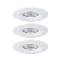 LED-Deckenleuchte Nova mini max. 4 Watt, 3-teilig - Alufarben/Weiß, Basics, Metall (6,5cm) - Paulmann