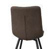 CHAISE SURI - gris clair/noir, MODERN, métal/textile (46/88/62cm) - Bessagi Home