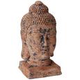 Buddha Fej Buddha - Barna/Fekete, Kő (19/19/39,5cm) - Mömax modern living Buddha Fej Buddha - Barna/Fekete, Kő (19/19/39,5cm) - Mömax modern living
