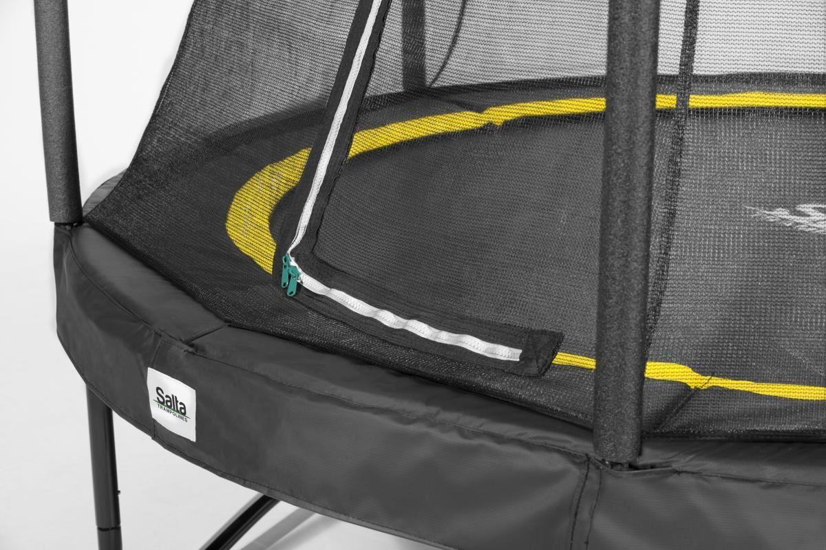 Trampolin Salta Comfort Ø 183cm - Schwarz, KONVENTIONELL, Kunststoff/Metall (183cm) - Salta