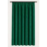 Készfüggöny Deko Samt 140/245 - smaragdzöld, Basics, textil (140/245cm)
