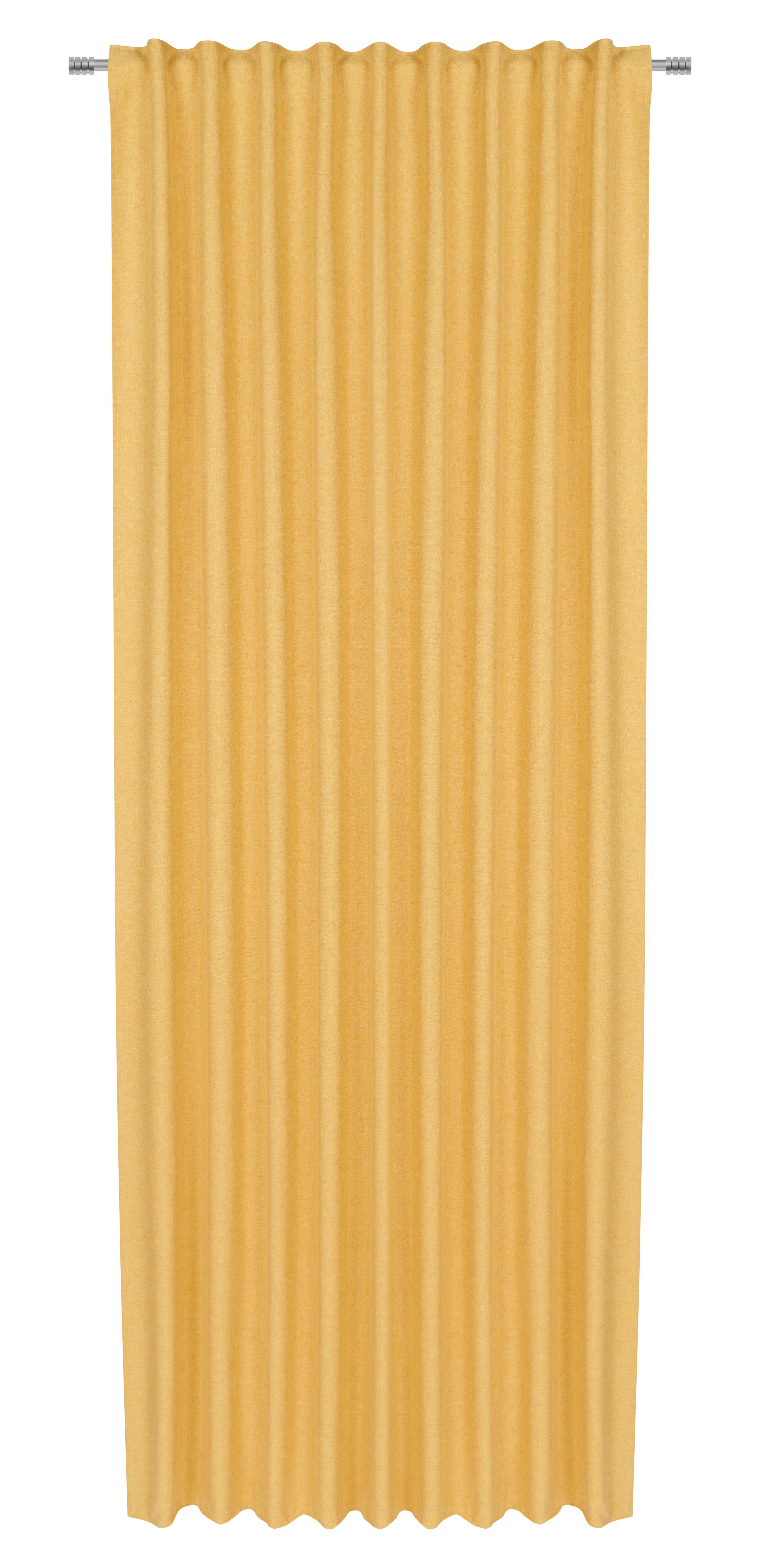 Draperie prefabricată Ulrich - galben, textil (135/245cm) - Modern Living