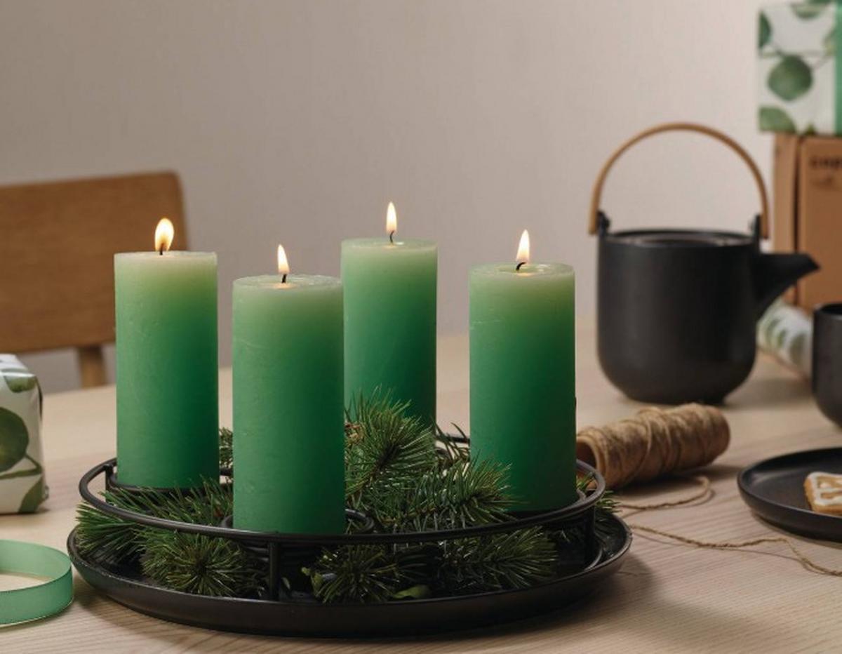 ŚWIECZNIK 99500950 - czarny, Konventionell, metal (24,5/3,6cm) - ASA