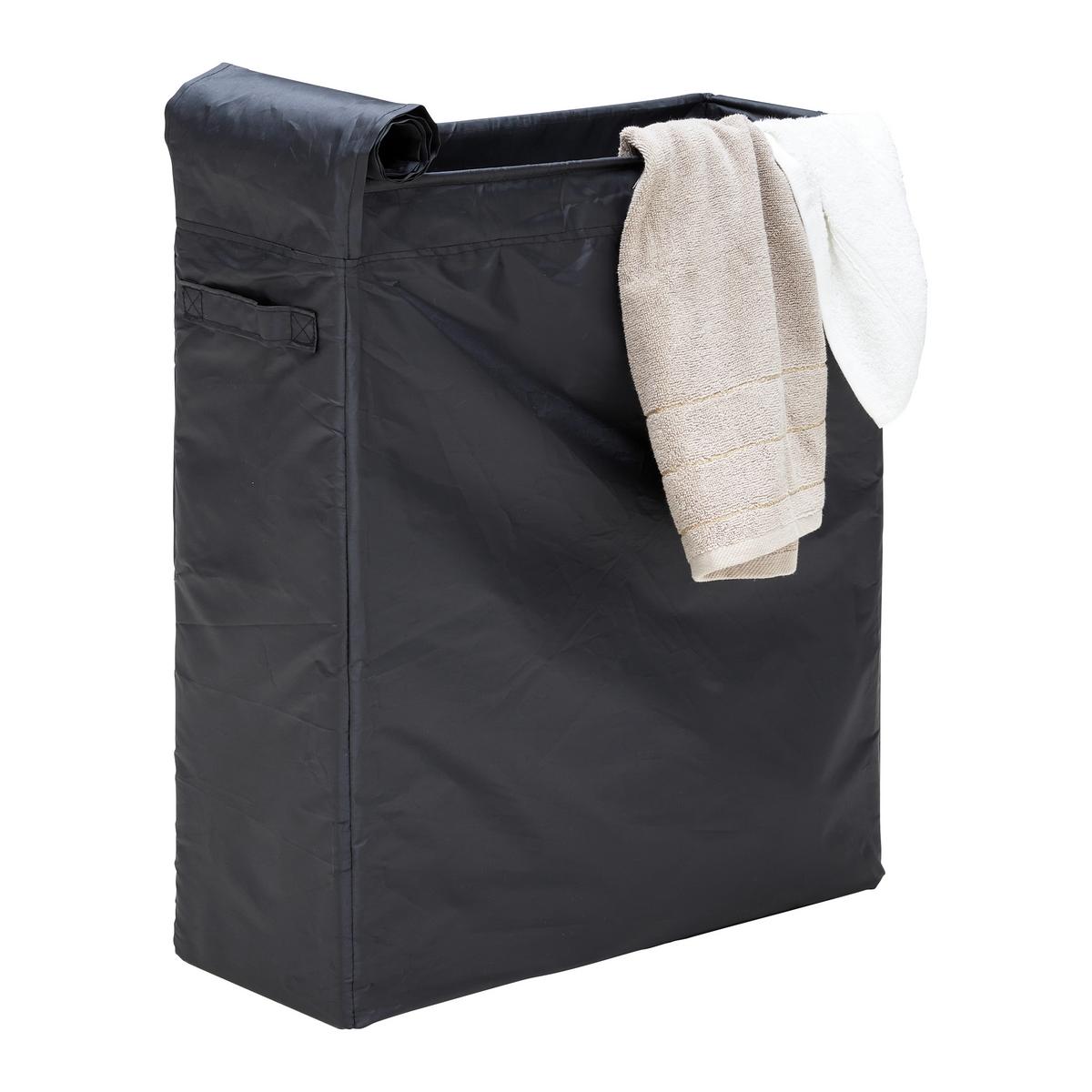 Wäschetonne Basti in Anthrazit - Anthrazit, Konventionell, Textil (22/65/55cm) - Mömax