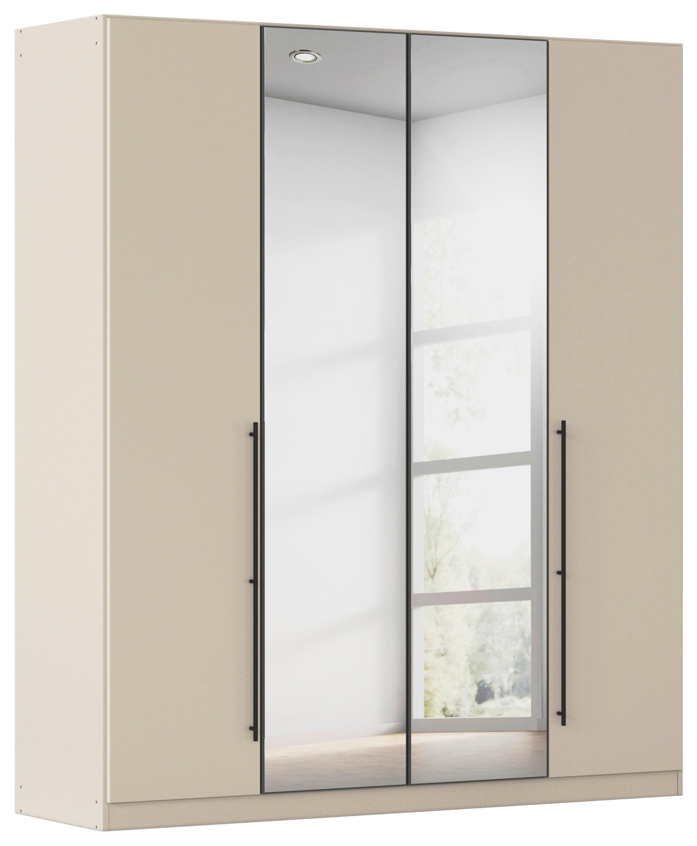 Șifonier Safari - gri/șampanie, Konventionell, material pe bază de lemn (181/229/54cm)