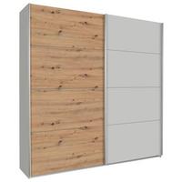DULAP FELDKIRCH - culoare lemn stejar/gri, Modern, material pe bază de lemn (226/229/62cm)