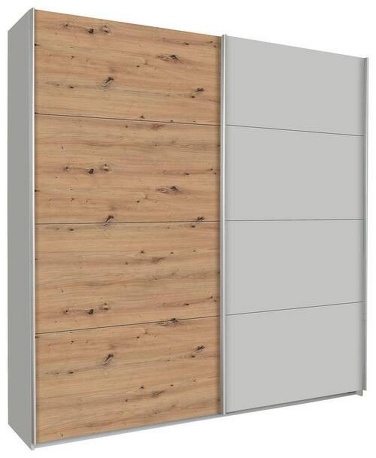 DULAP FELDKIRCH - culoare lemn stejar/gri, Modern, material pe bază de lemn (226/229/62cm)