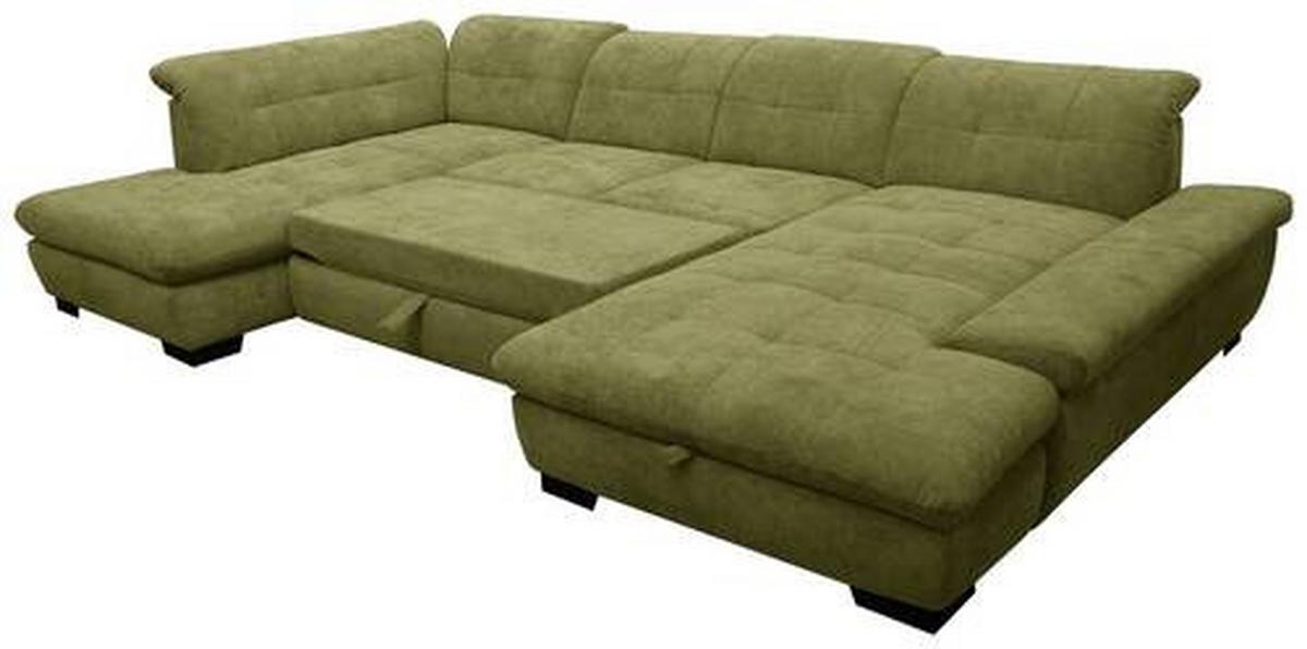 Canapea modulara OXFORD - verde, Modern, textil (211/343/204cm) - Modern Living