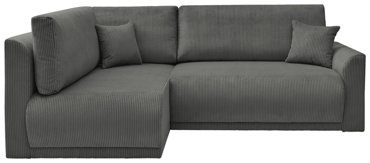 Coltar Kim - gri închis, Modern, lemn/textil (233/160cm) - Modern Living