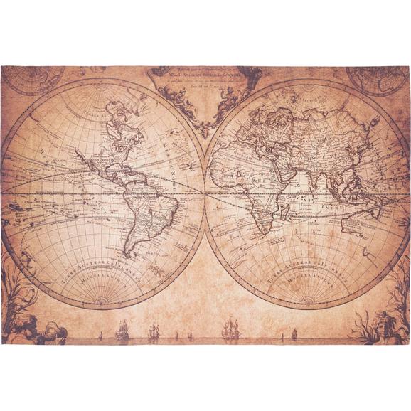 Flachwebeteppich World Map 120x180cm Online Kaufen Momax