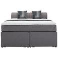 Boxspringbett Anthrazit ca. 180x200cm - Anthrazit/Schwarz, MODERN, Holzwerkstoff/Kunststoff (180/200cm) - Modern Living Boxspringbett Anthrazit ca. 180x200cm - Anthrazit/Schwarz, MODERN, Holzwerkstoff/Kunststoff (180/200cm) - Modern Living