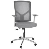 Pisarniški Stol Breton Base W, Siva - siva/bela, Moderno, kovina/umetna masa (68/107/68cm) - MID.YOU