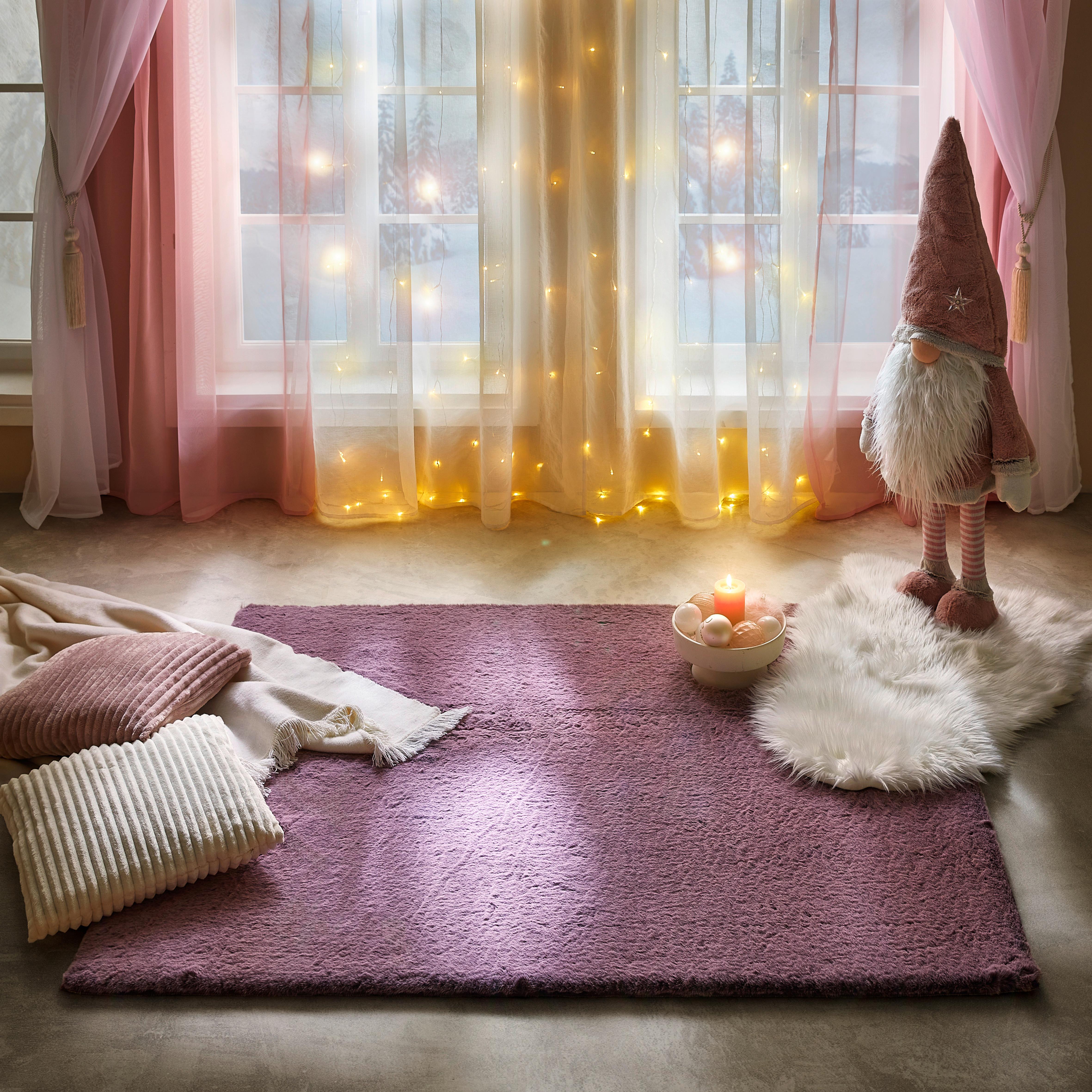 Wohndecke El Sol Weiss - Weiss, Textil (150/200cm) - Modern Living