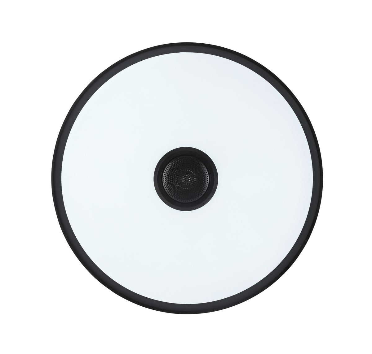 LED Smart Mennyezeti Lámpa Mirsada - fekete/fehér, műanyag/fém (40/9cm) - Premium Living