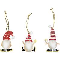 Obesek Za Božično Jelko Miha - večbarvno, tekstil/les (10/6,5/1cm)