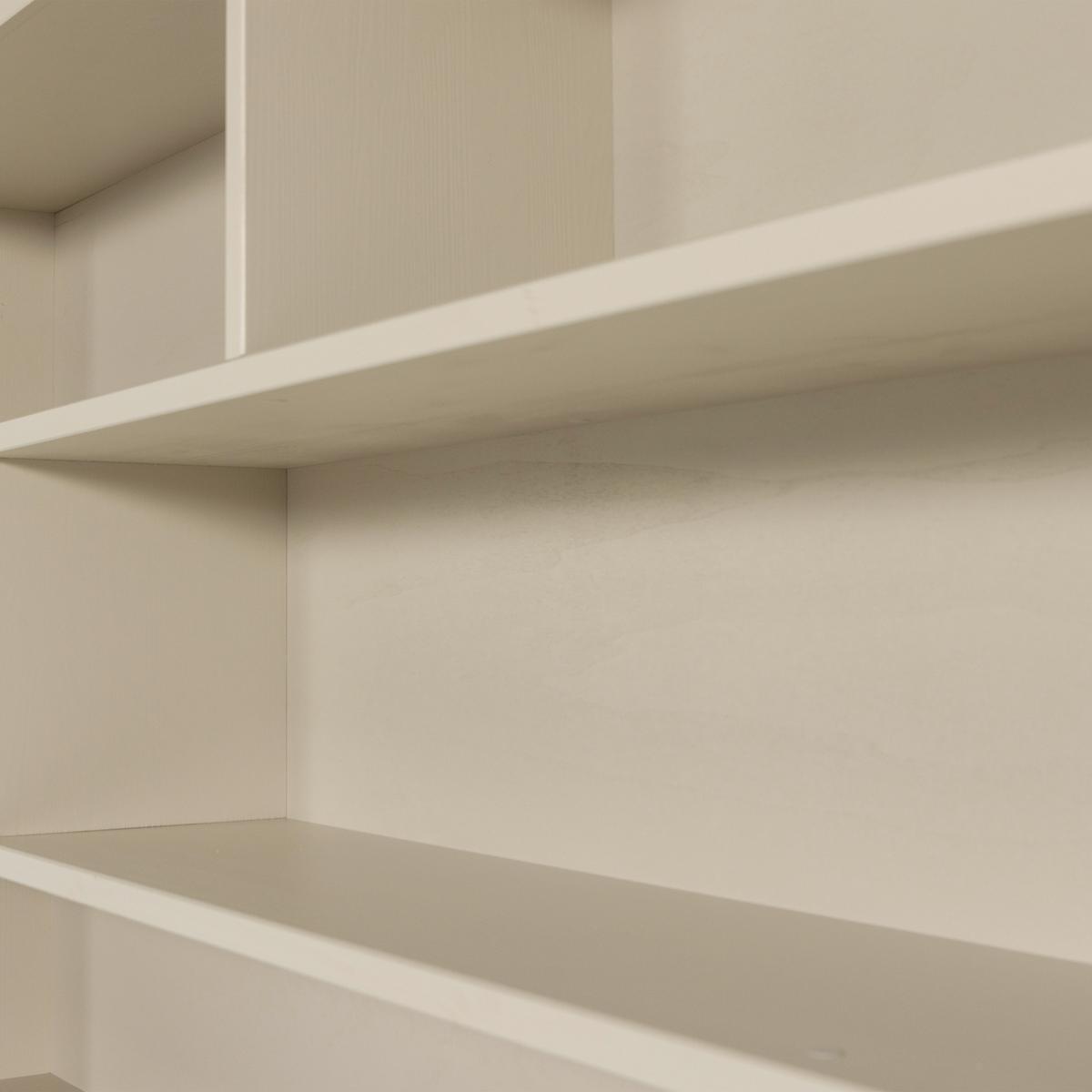 Regal Wallcover Grau - Grau, Design, Holz (210/229/31cm) - Livetastic