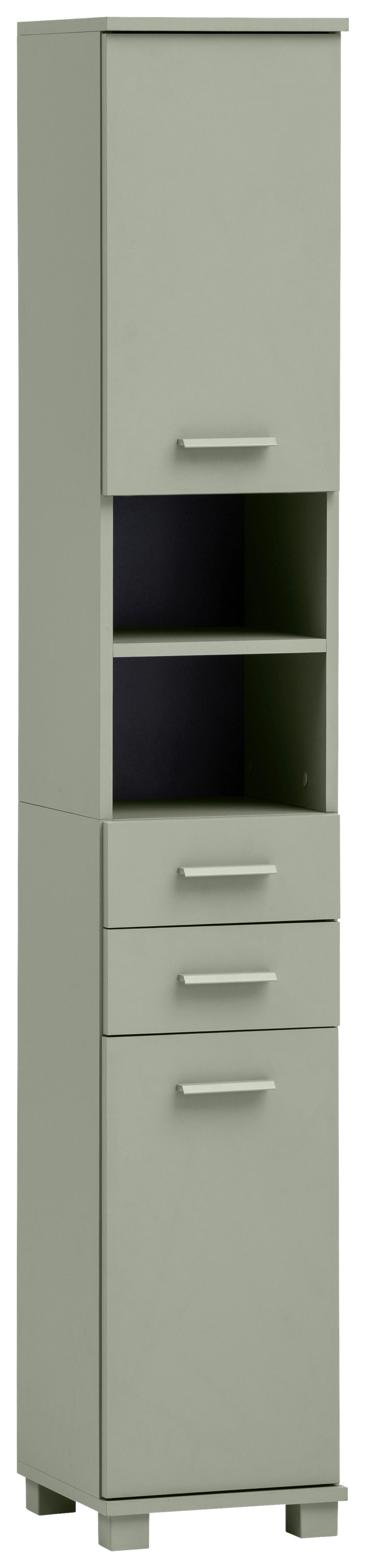 Hochschrank Mono Grün - Hellgrün, MODERN, Holzwerkstoff/Kunststoff (30,3/180,9/32,6cm) - MID.YOU