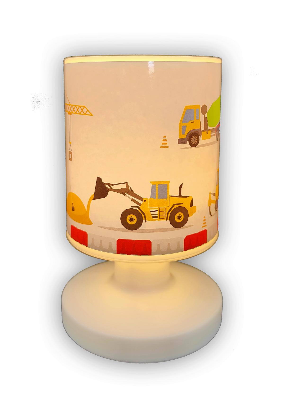 LAMPA STOŁOWA DZIECIĘCA 2014 - BUDOWA - różnokolorowy, Basics, tworzywo sztuczne (13/13/20cm)
