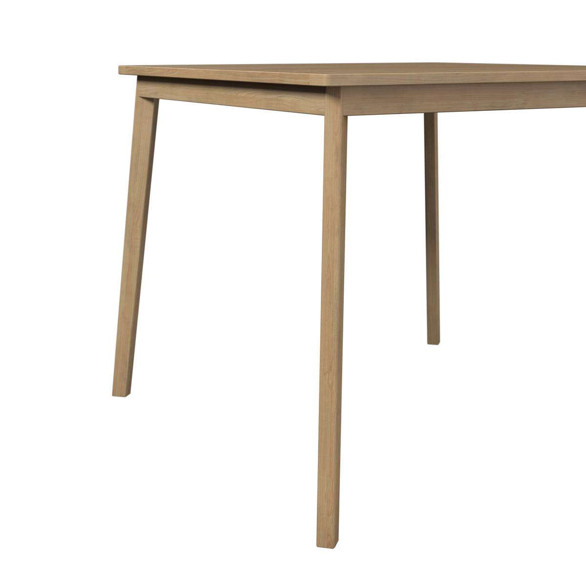 KOMPLET OGRODOWY ZE STOŁEM TABEA - antracytowy/kolor drewna tekowego, Modern, drewno/tkanina (90/65/75/82/90/62cm) - Ambia Garden