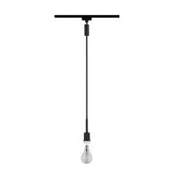Schienensystem-Hängeleuchte Urail max. 20 Watt - Schwarz, Basics, Kunststoff/Metall (132cm) - Paulmann