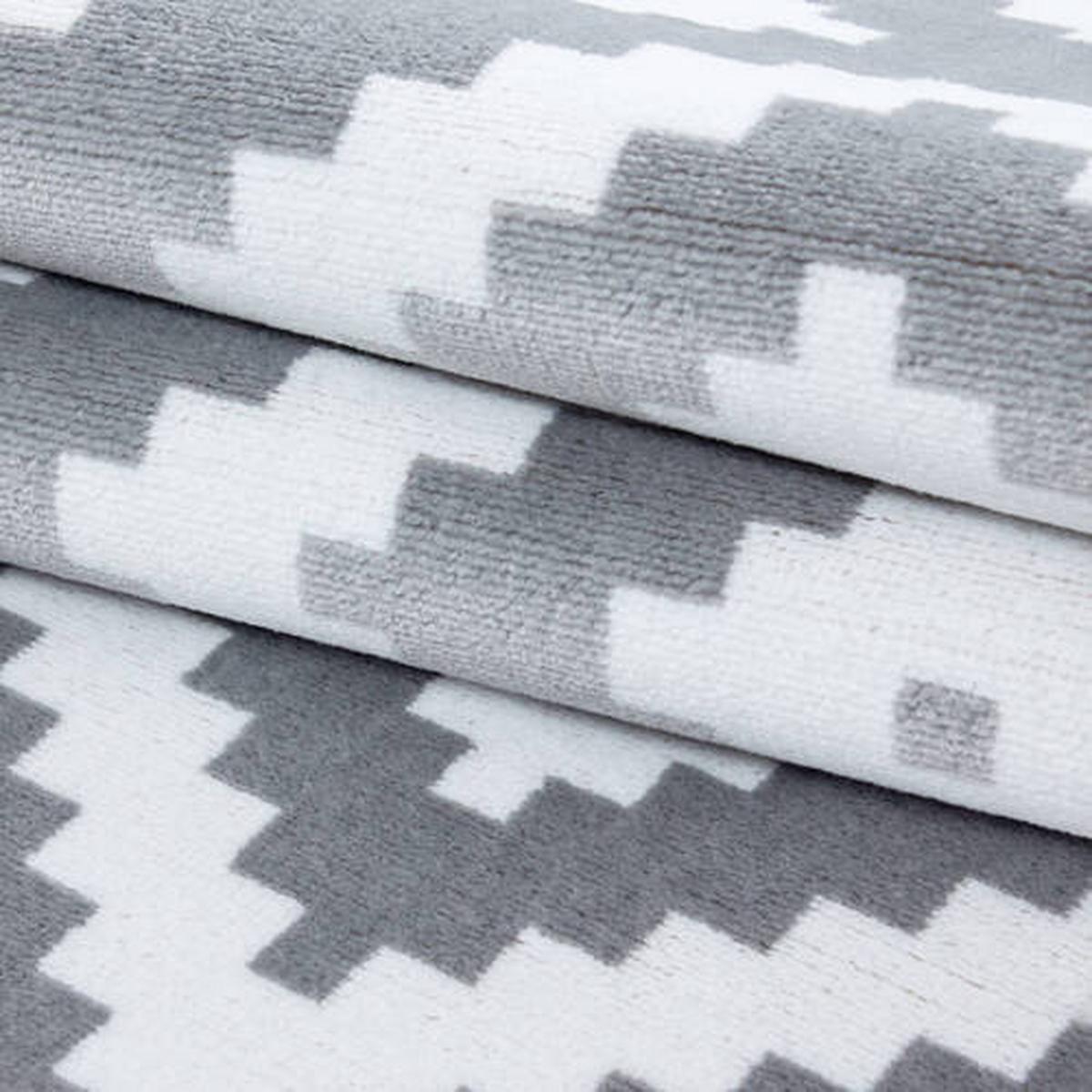 Webteppich Plus Grau ca. 140x200cm - Grau, Basics, Textil (140/200cm) - Novel
