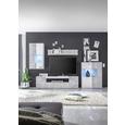 Mobilier Camera De Zi Vulcan - Alb/Gri, Modern, Compozit lemnos (265-295/194/40cm) Mobilier Camera De Zi Vulcan - Alb/Gri, Modern, Compozit lemnos (265-295/194/40cm)