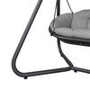 HAMMOCK HOLIDAY - ljusgrå/antracit, Modern, metall/textil (234,5/201/131,3cm) - Mömax