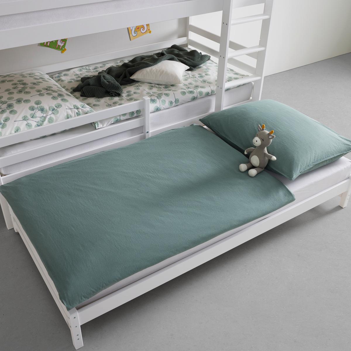 Etagenbett Mila Weiss ca. 90x200cm - Weiss/Birkefarben, Holz (90/200cm) - Mömax
