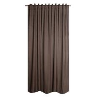 ZASŁONA GOTOWA 0156108 EVY CHOCOLAT - mokka, Basics, tkanina (200/280cm)