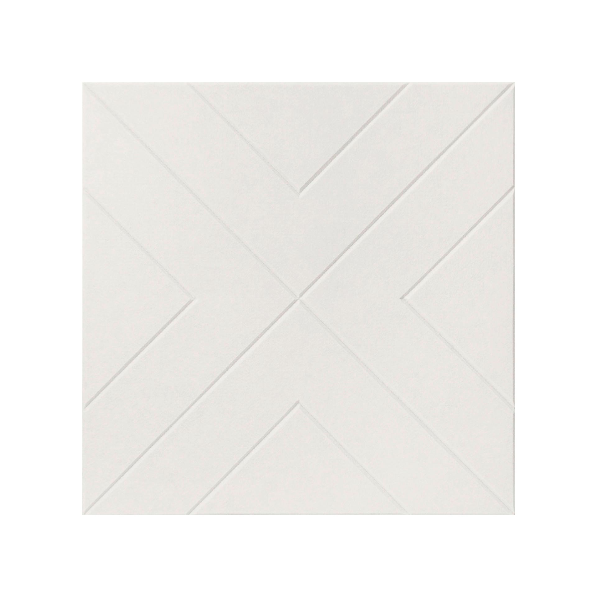 Akustikpaneel Grauweiß ca. 60x60cm - Grauweiß, Basics, Textil (60/60cm)
