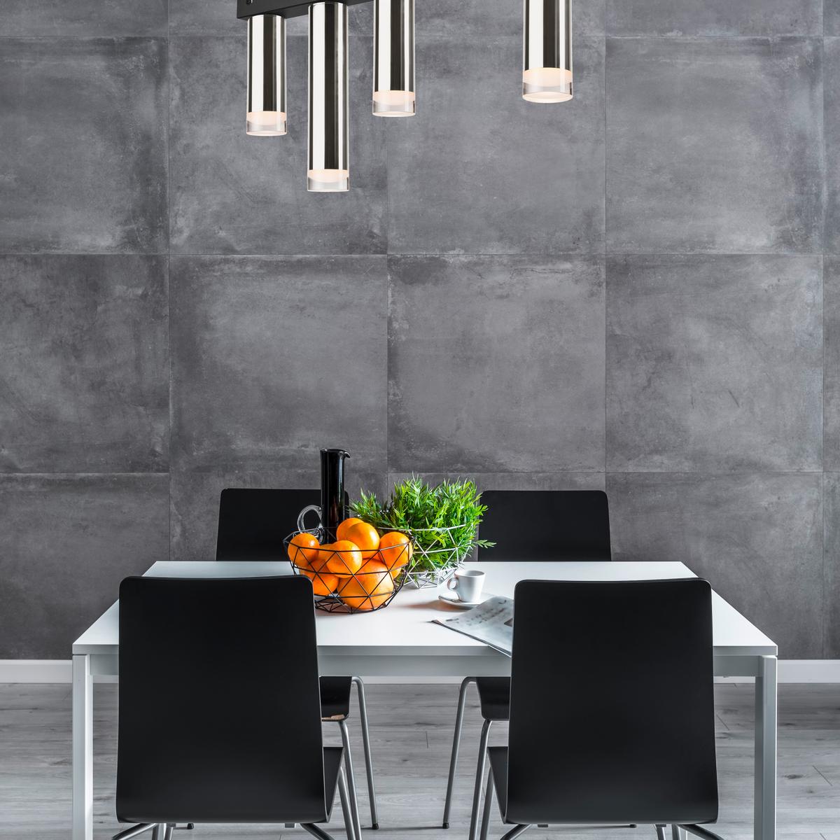 LAMPA SUFITOWA 39725 DIEGO - kolor chromowy, Design, metal (32/6/60cm)