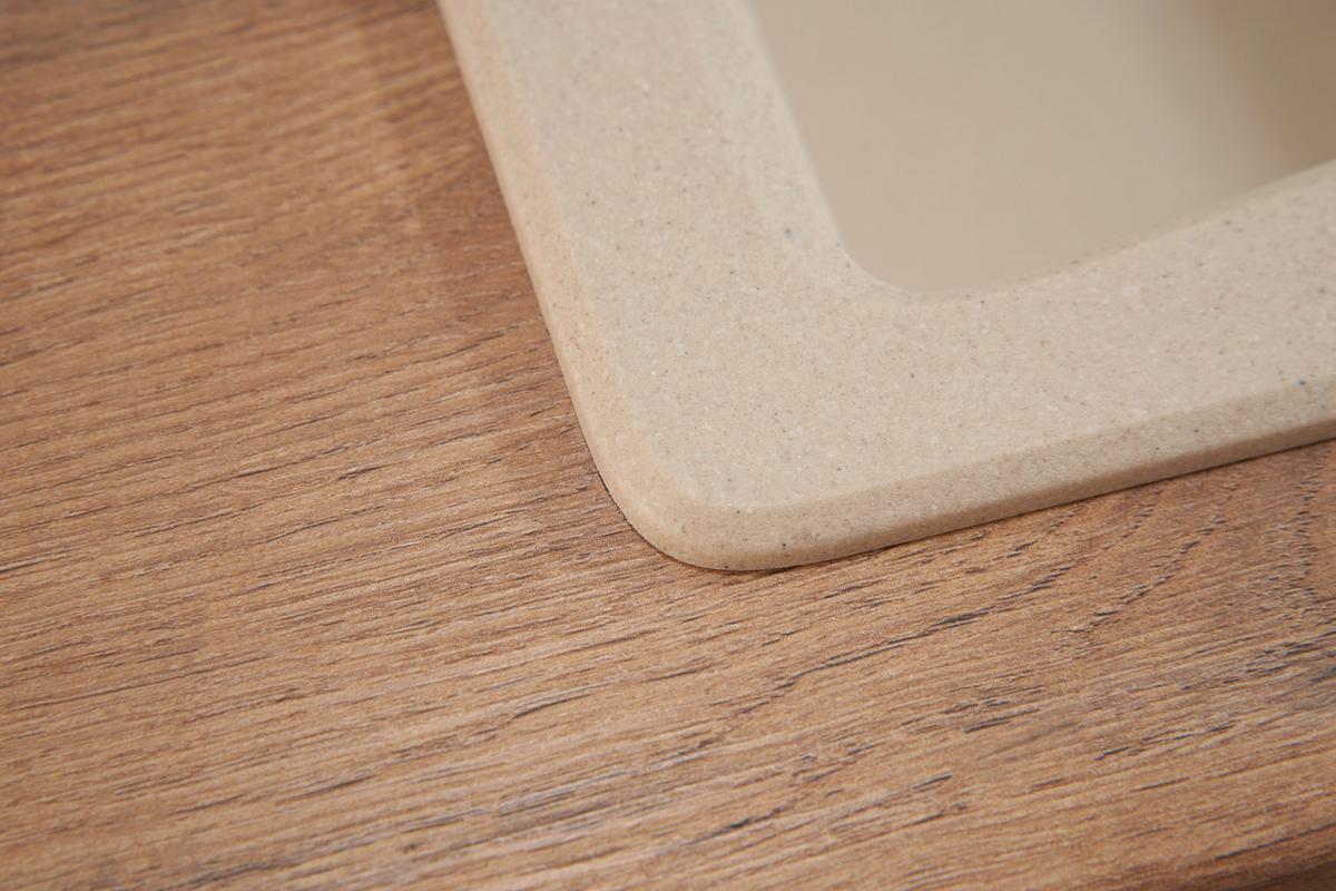 Granitspüle Seattle ca. 86x20x50 cm Beige - Beige, Trend, Stein (86/20/50cm) - Respekta
