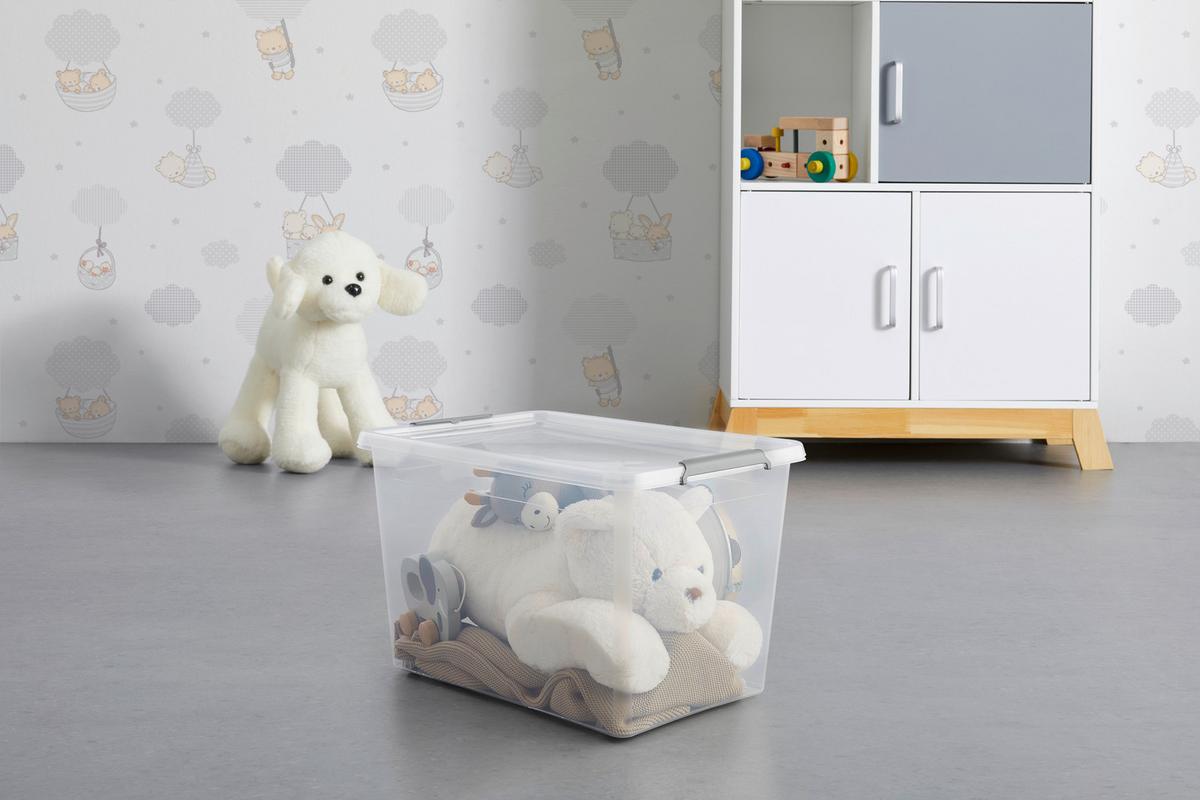 Kutija Sa Poklopcem 60l Jiri -Based- - providno, Konvencionalno, plastika (58/39/34cm) - Best Price