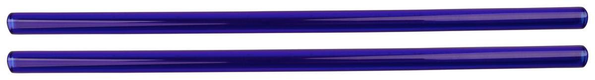 Trinkhalm Friendly Multicolor 5-teilig - Blau/Klar, Glas (20cm) - Fackelmann