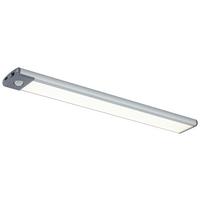 Unterbauleuchte Unti max. 3 Watt - Silberfarben/Grau, Modern, Kunststoff/Metall (32,5/4cm) - Mömax