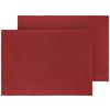 Tischset Steffi in Rot ca. 33x45cm, 2er-Set - Rot, Textil (33/45cm) - Mary's