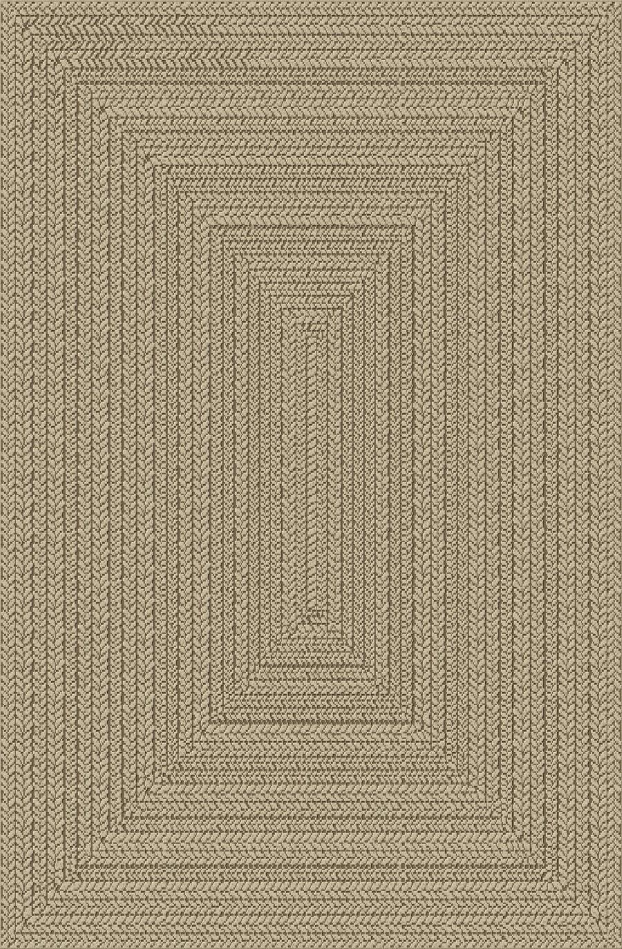 Outdoorteppich Kenzy Naturfarben ca. 60x180cm - Naturfarben, KONVENTIONELL, Textil (60/180cm)