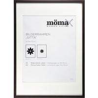 RAMKA NA ZDJĘCIA GITTA - kolor wenge, Modern, materiał drewnopochodny/szkło (50/70/3,6cm) - Modern Living