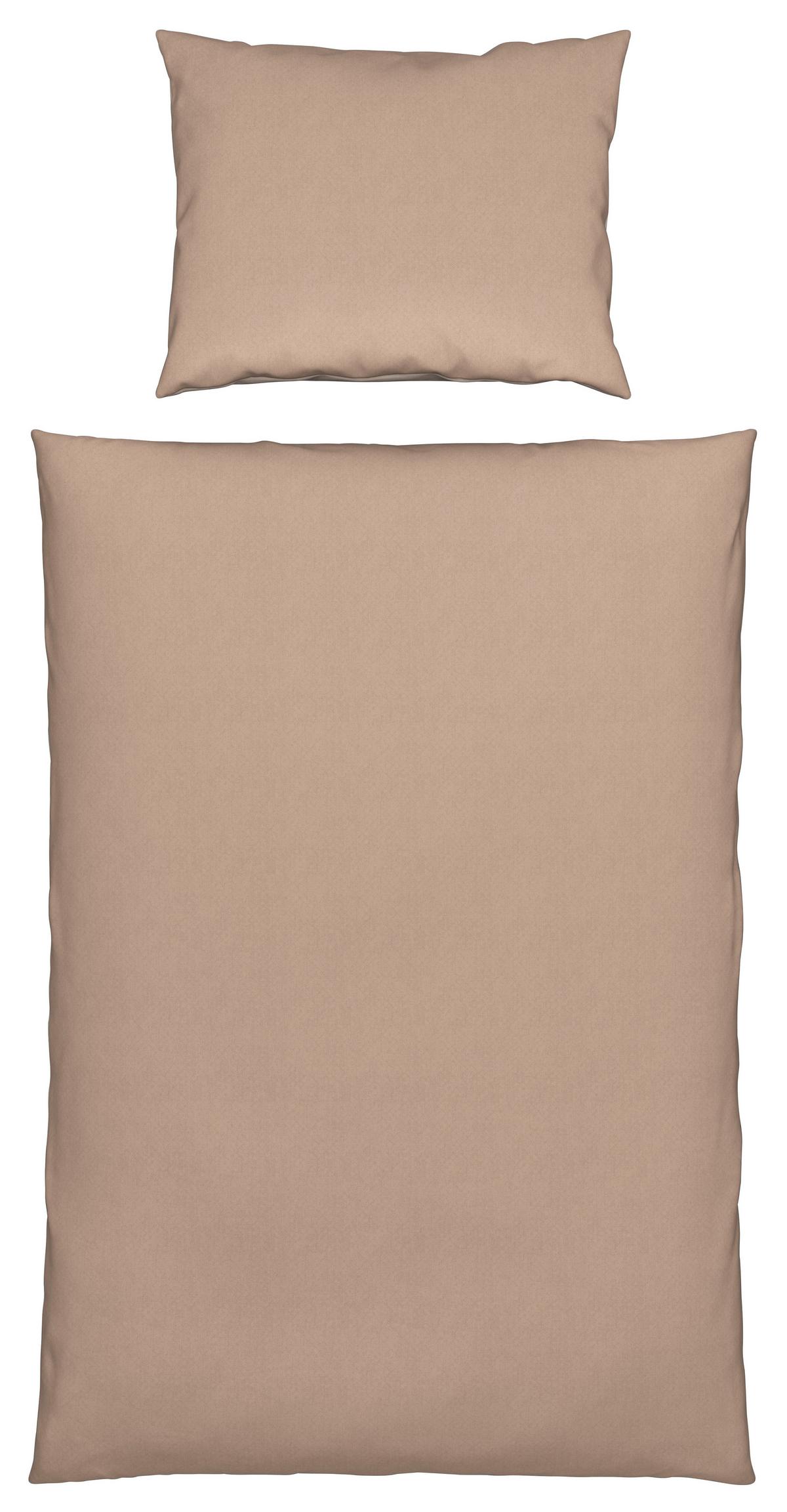 Bettwäsche Charlene in Beige ca. 160x210cm - Beige, Konventionell, Textil (160/210cm) - Modern Living