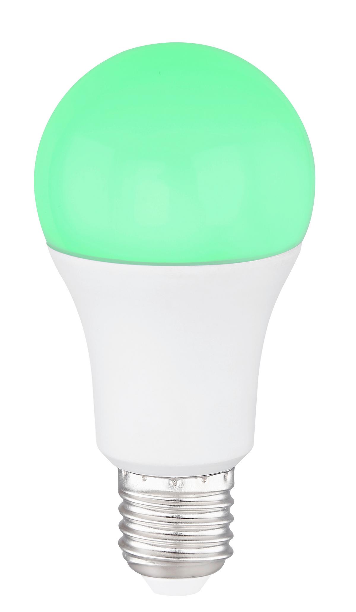 LED-Leuchtmittel max. 10 Watt - Opal/Weiß, Kunststoff/Metall (6/11,8cm)