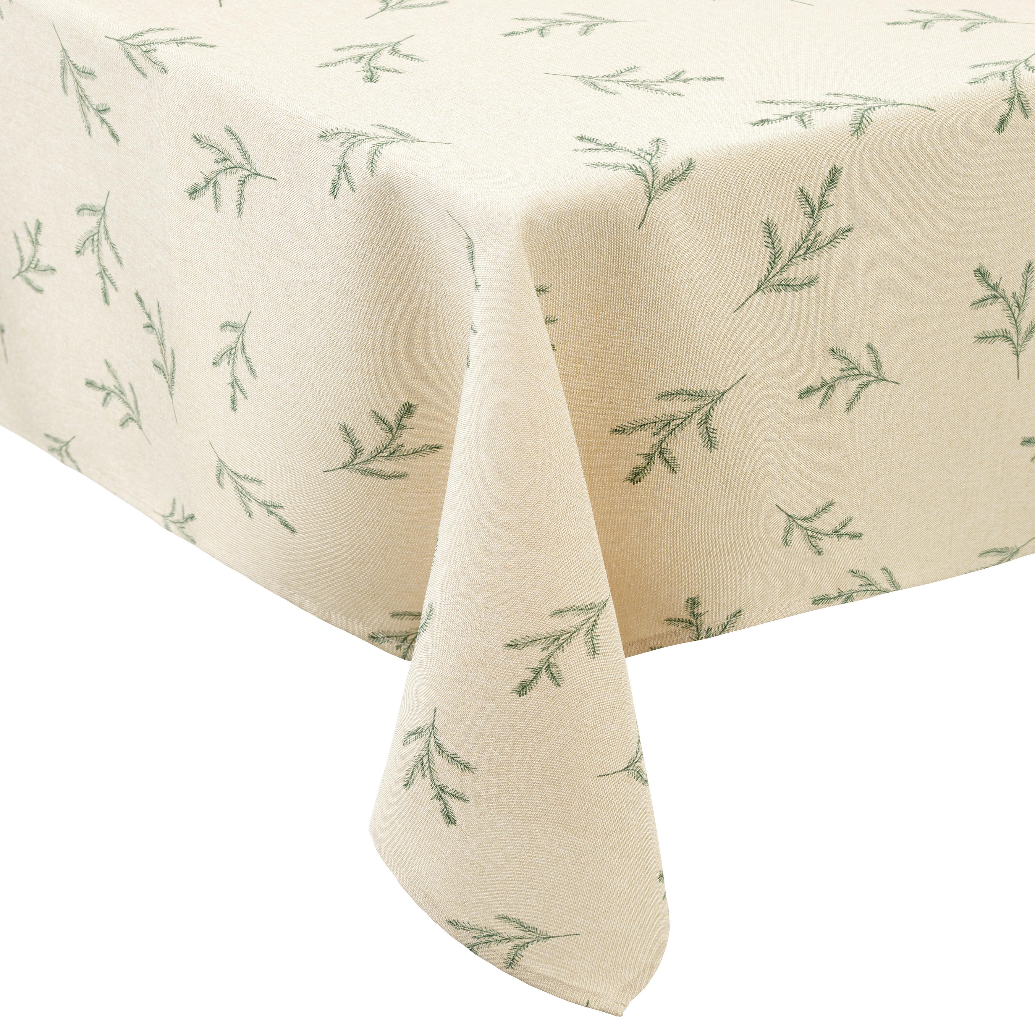 Tischdecke Johanna Grün/Beige ca. 140x240cm - Beige/Grün, Textil (140/240cm) - Mömax