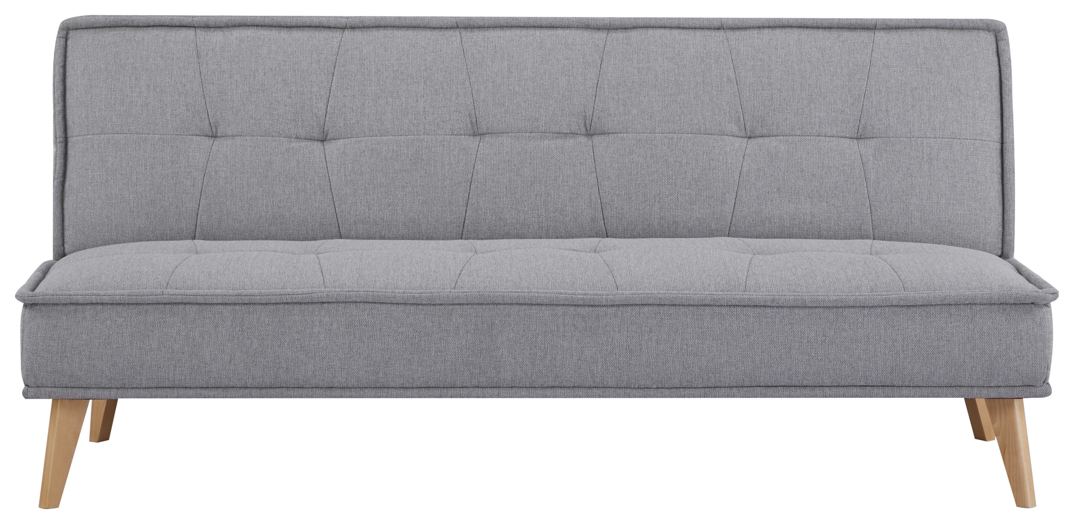 Canapea extensibila JOY - gri deschis, Konventionell, lemn/textil (188/82/87cm) - Ondega