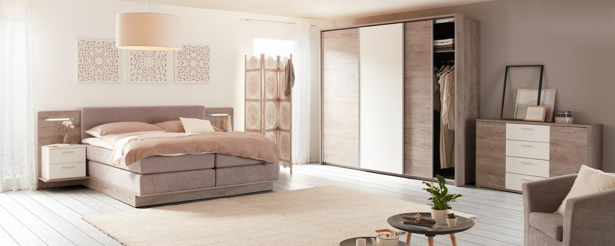 Paravent in Braun/Weiß - Braun/Weiß, ROMANTIK / LANDHAUS, Holz/Holzwerkstoff (150/180/2cm) - Mömax