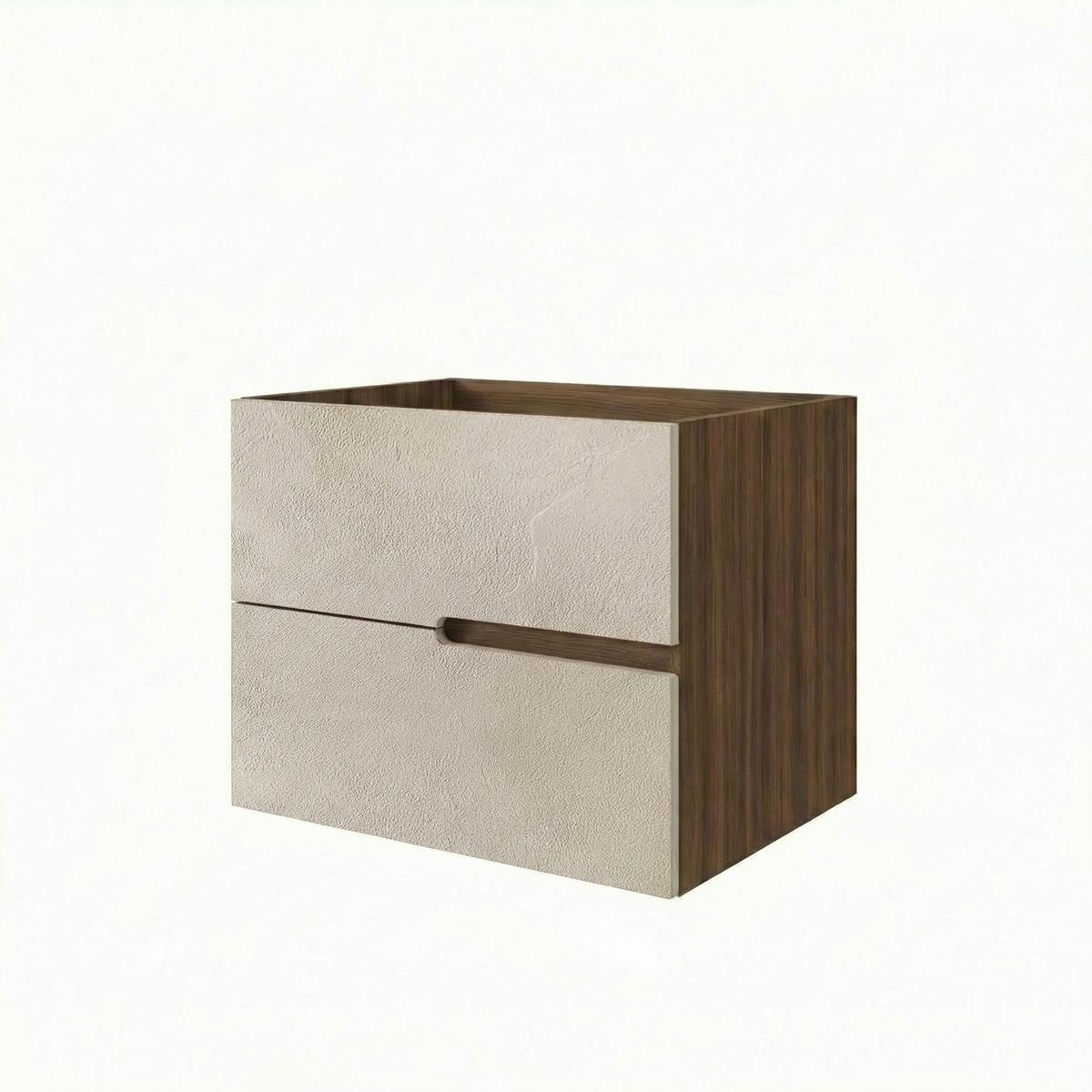 Element Ispod Umivaonika Eva - boje oraha/krem, Moderno, drvni materijal (60/51/46cm)