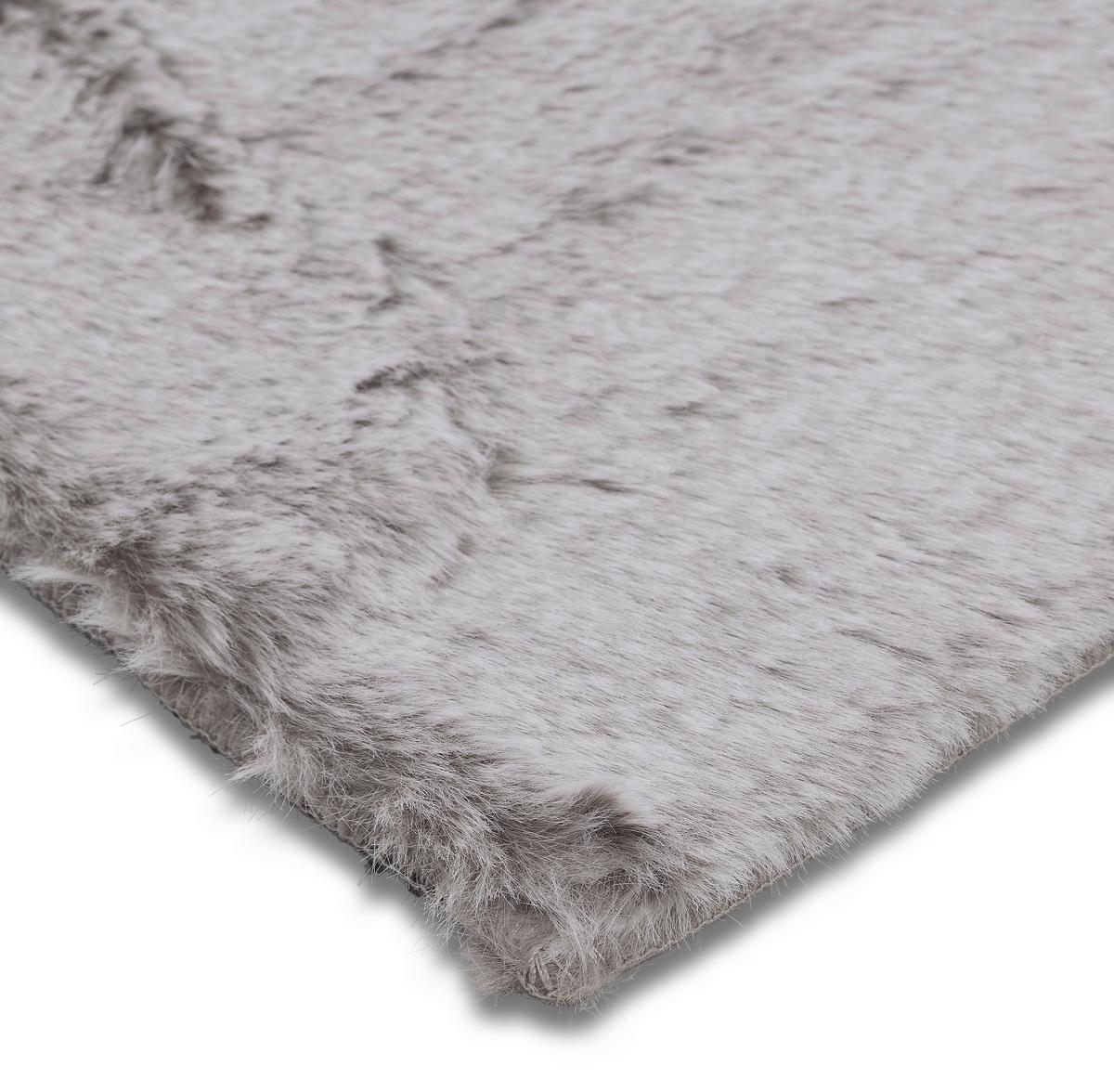 Blană artificială Denise - antracit, Romantik / Landhaus, textil/blană (160/220cm) - Mömax