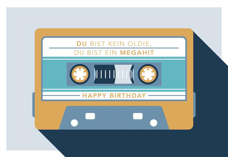 Klappkarte Kupfergold Multicolor - Basics, Papier (18/13cm)