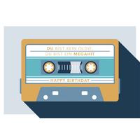 Klappkarte Kupfergold Multicolor - Basics, Papier (18/13cm)