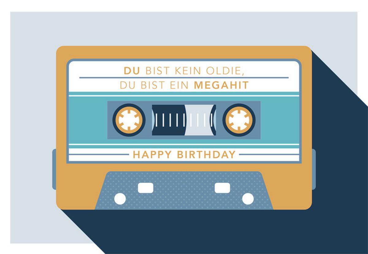 Klappkarte Kupfergold Multicolor - Basics, Papier (18/13cm)