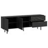MEDIABÄNK VALEA - svart, Modern, trämaterial (180/64/42cm) - Premium Living